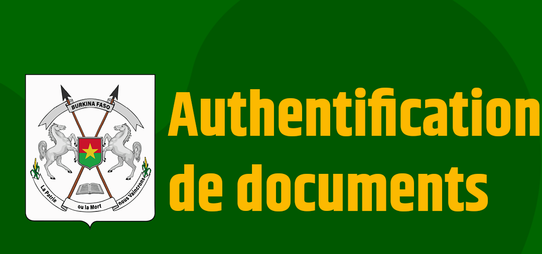 Authentification de documents​
