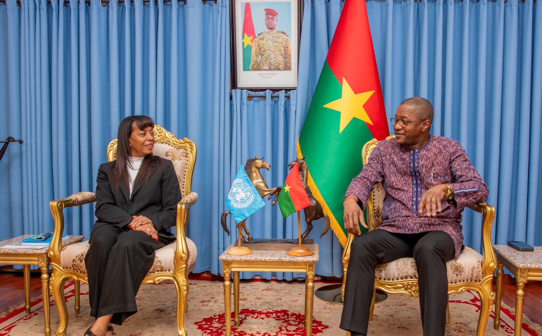 Coopération multilatérale : la coordinatrice du Système des Nations Unies évoque la tenue de la journée des Nations Unies avec SEM Karamoko Jean Marie TRAORE