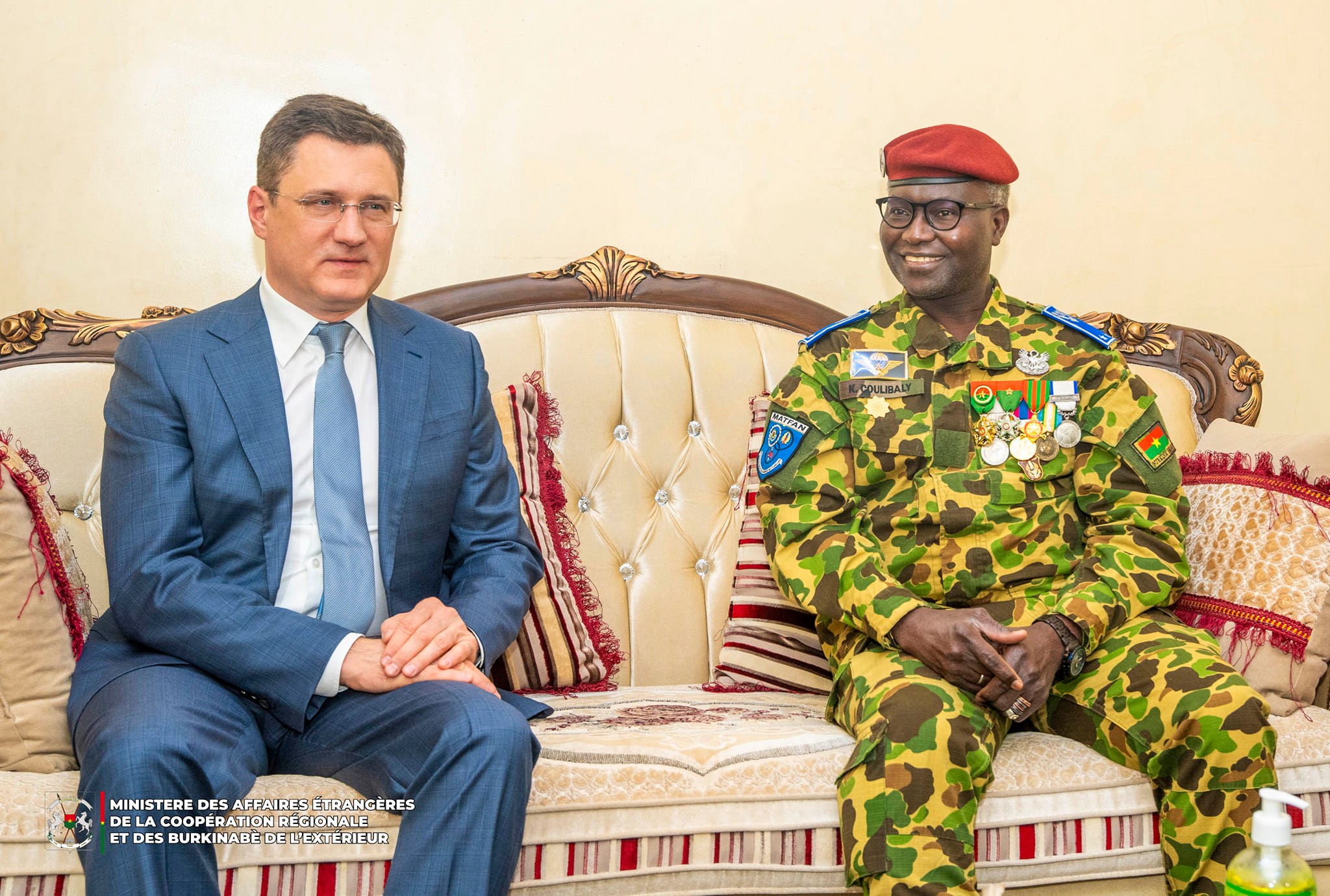  Renforcement de l’axe Ouagadougou-Moscou : le Vice-Premier ministre russe, Alexandre NOVAK en visite au Burkina Faso