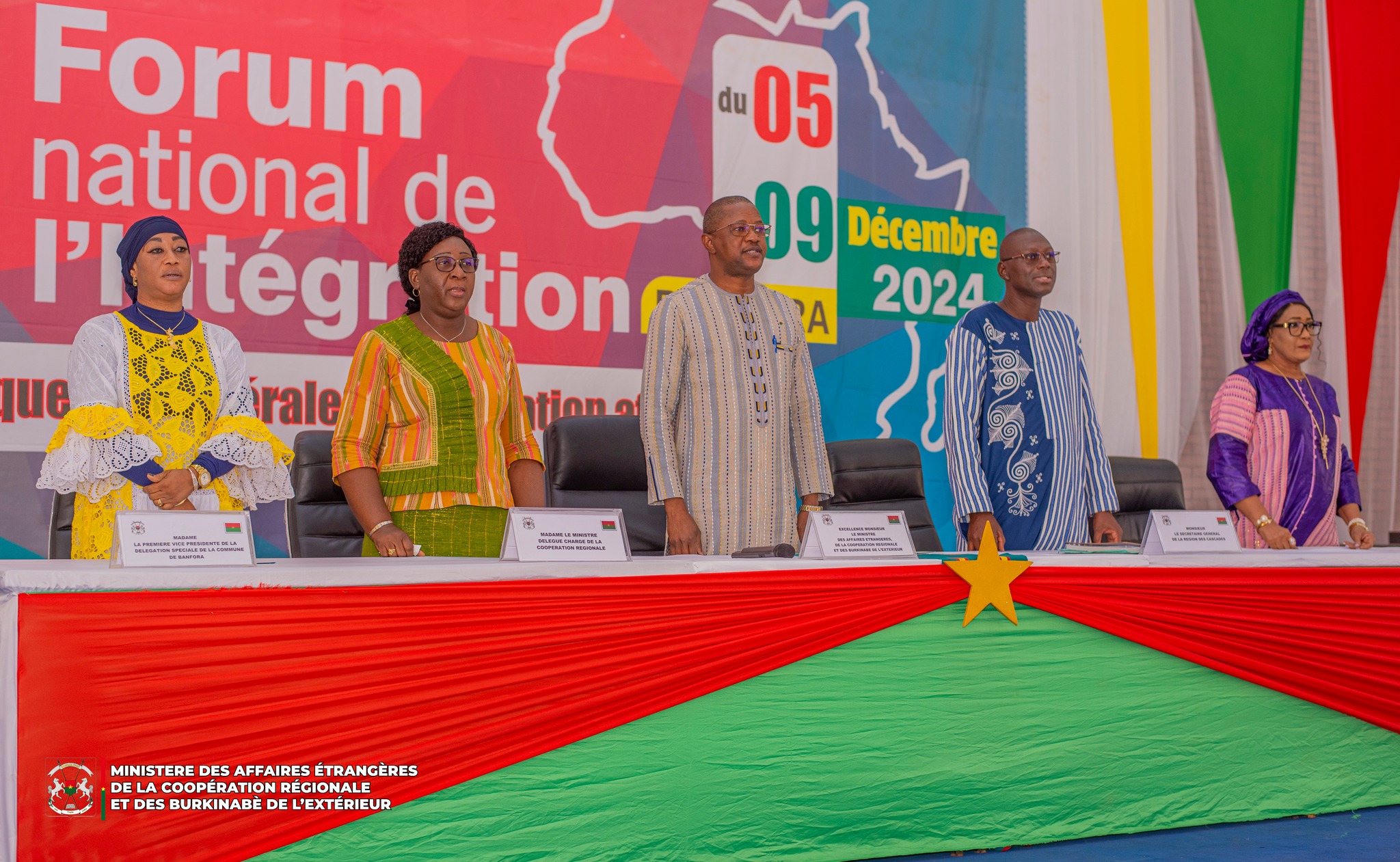 7e édition du forum national de l’intégration : SEM Karamoko Jean Marie TRAORE ouvre les travaux à Banfora