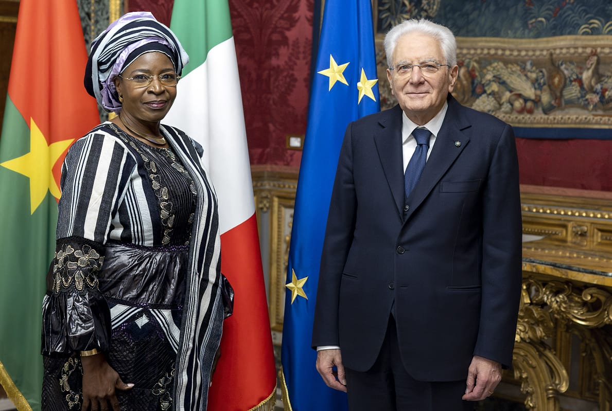 Coopération bilatérale: l’Ambassadeur du Burkina Faso en Italie remet ses Lettres de créance au Président Sergio MATTARELLA