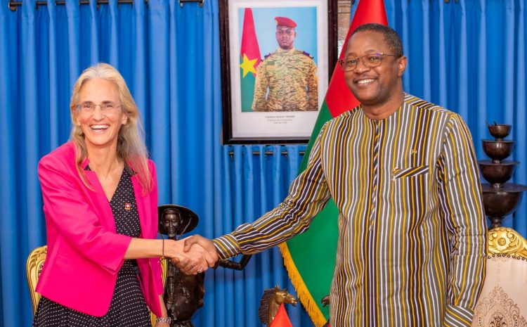 Coopération bilatérale : l’Envoyée spéciale de la Suisse pour le Sahel chez le Chef de la diplomatie burkinabè
