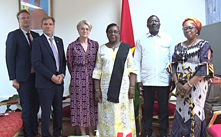Renforcement de l’axe Ouagadougou-Copenhague : Madame le ministre délégué échange avec l’Ambassadeur, Représentante spéciale danoise pour les Grands Lacs et le Sahel